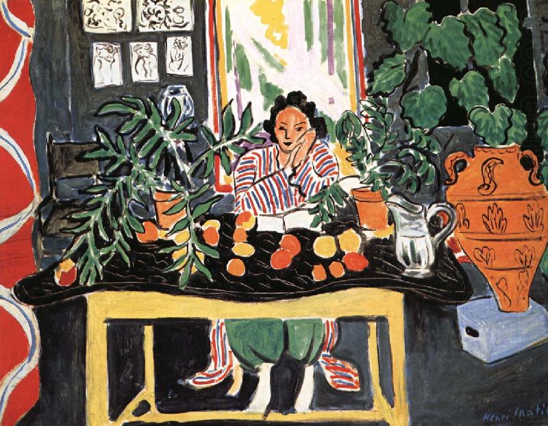 Henri Matisse Woman with vase china oil painting image